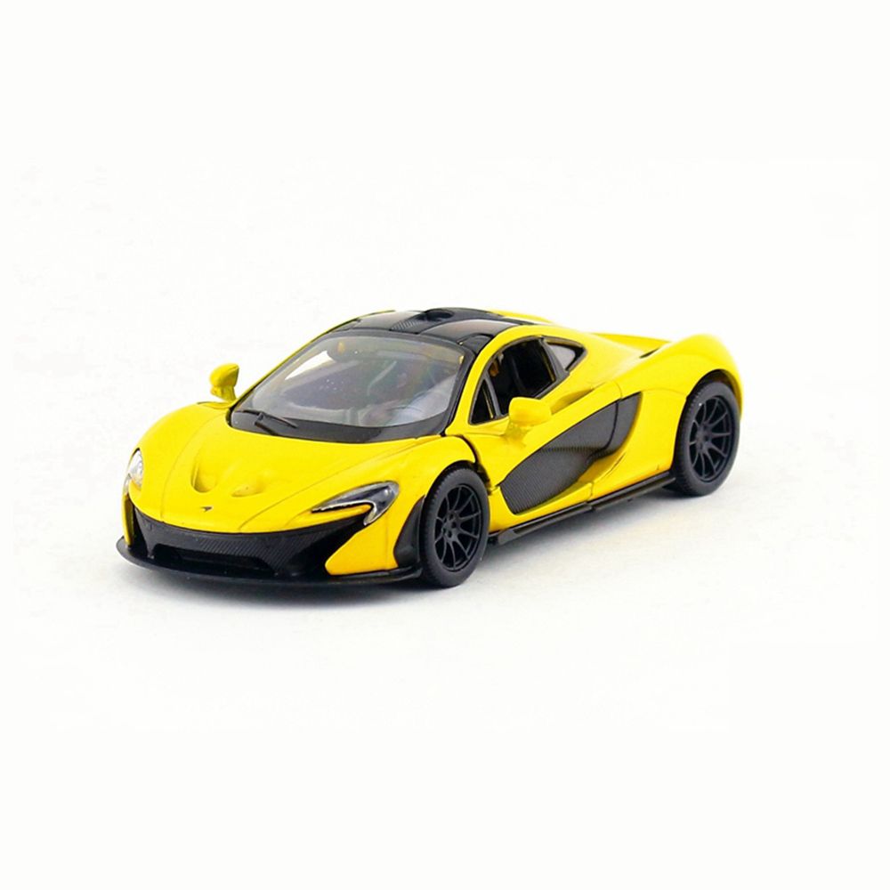 KiNSMART, Метална кола, MaClaren P1, жълта