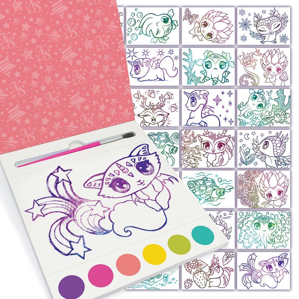 Рисувай с вода и цветни точки, Картички