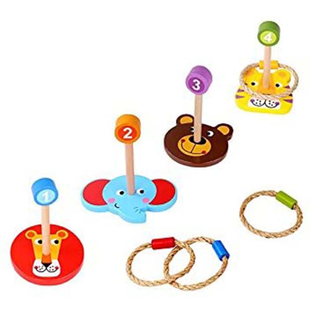 Дървена игра с рингове, Весели животни