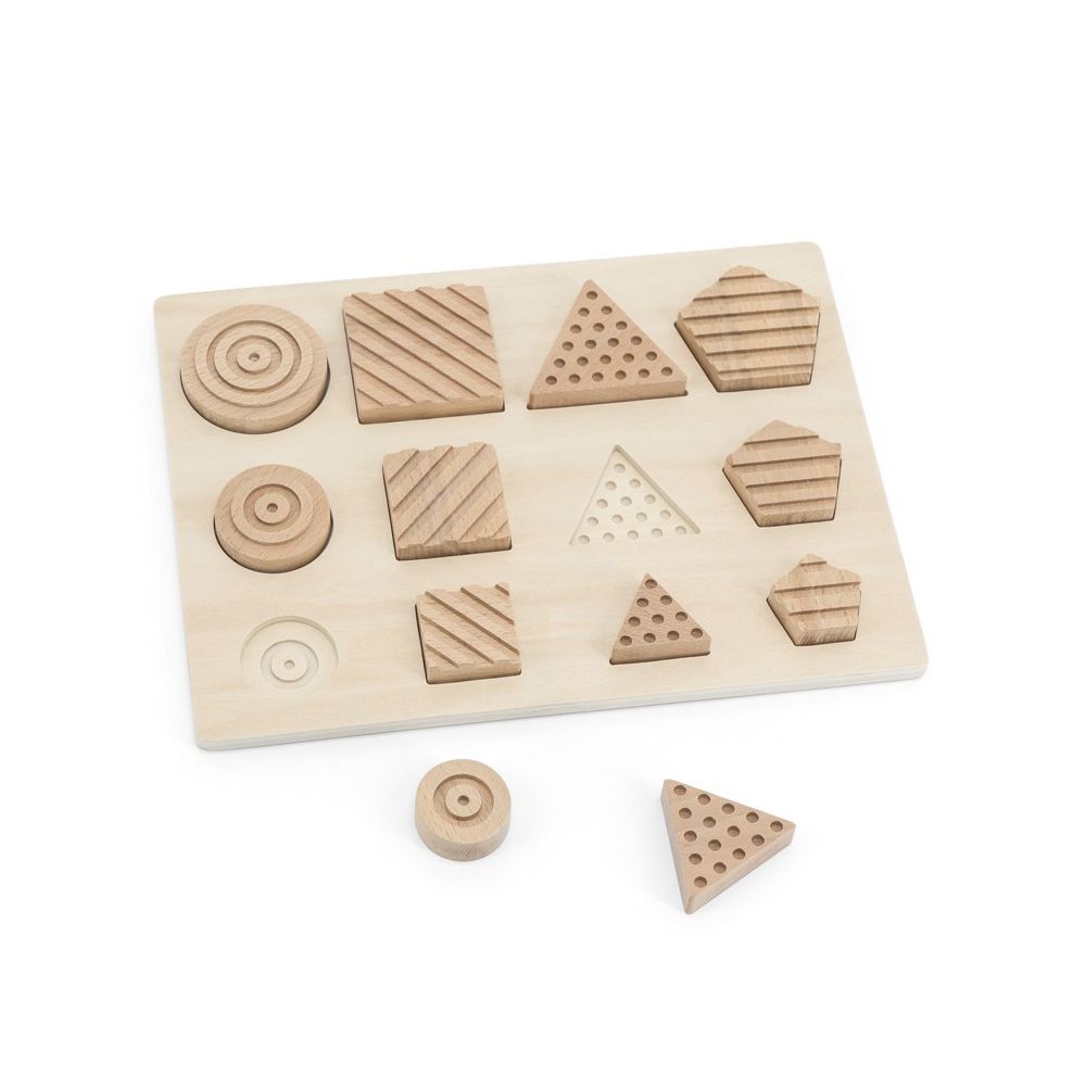 Сензорен пъзел от натурално дърво, Форми