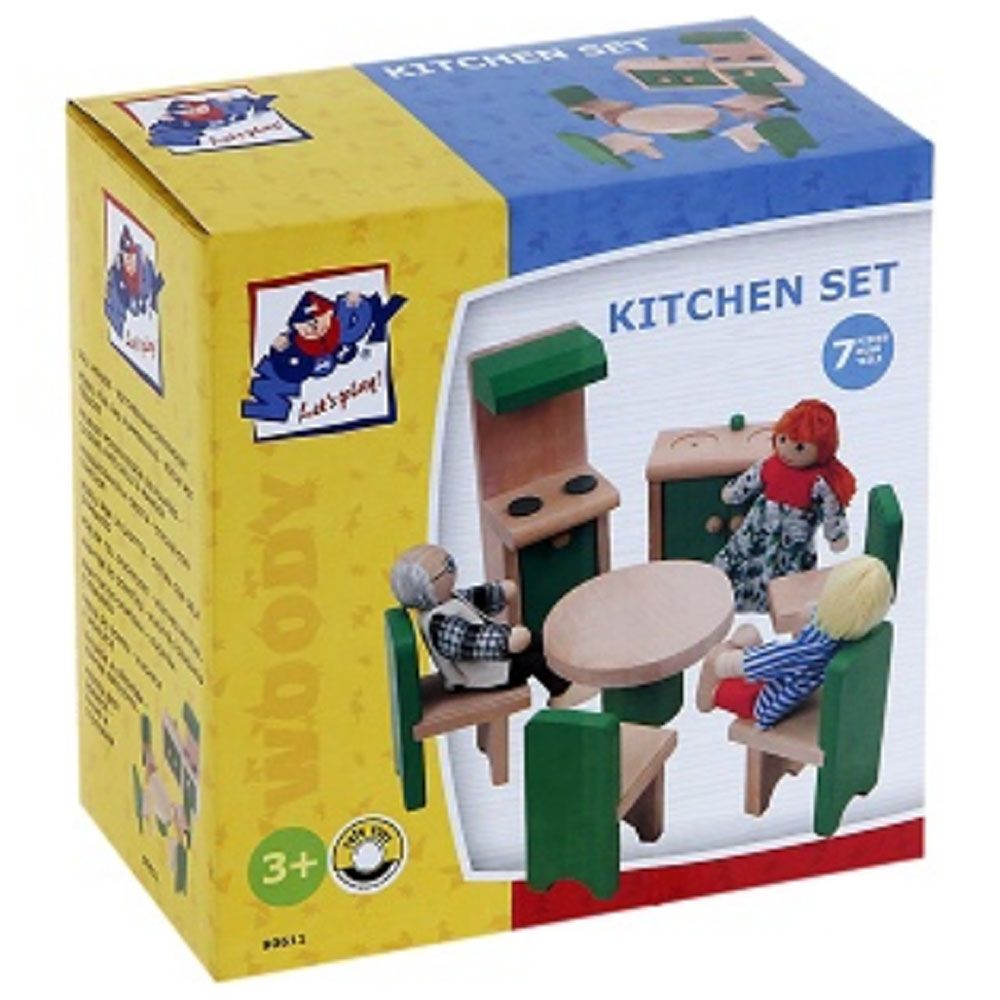 Кухня с трапезария за кукли