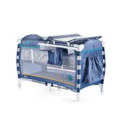 Детска кошара за спане и игра Казабланка Нео, нейви