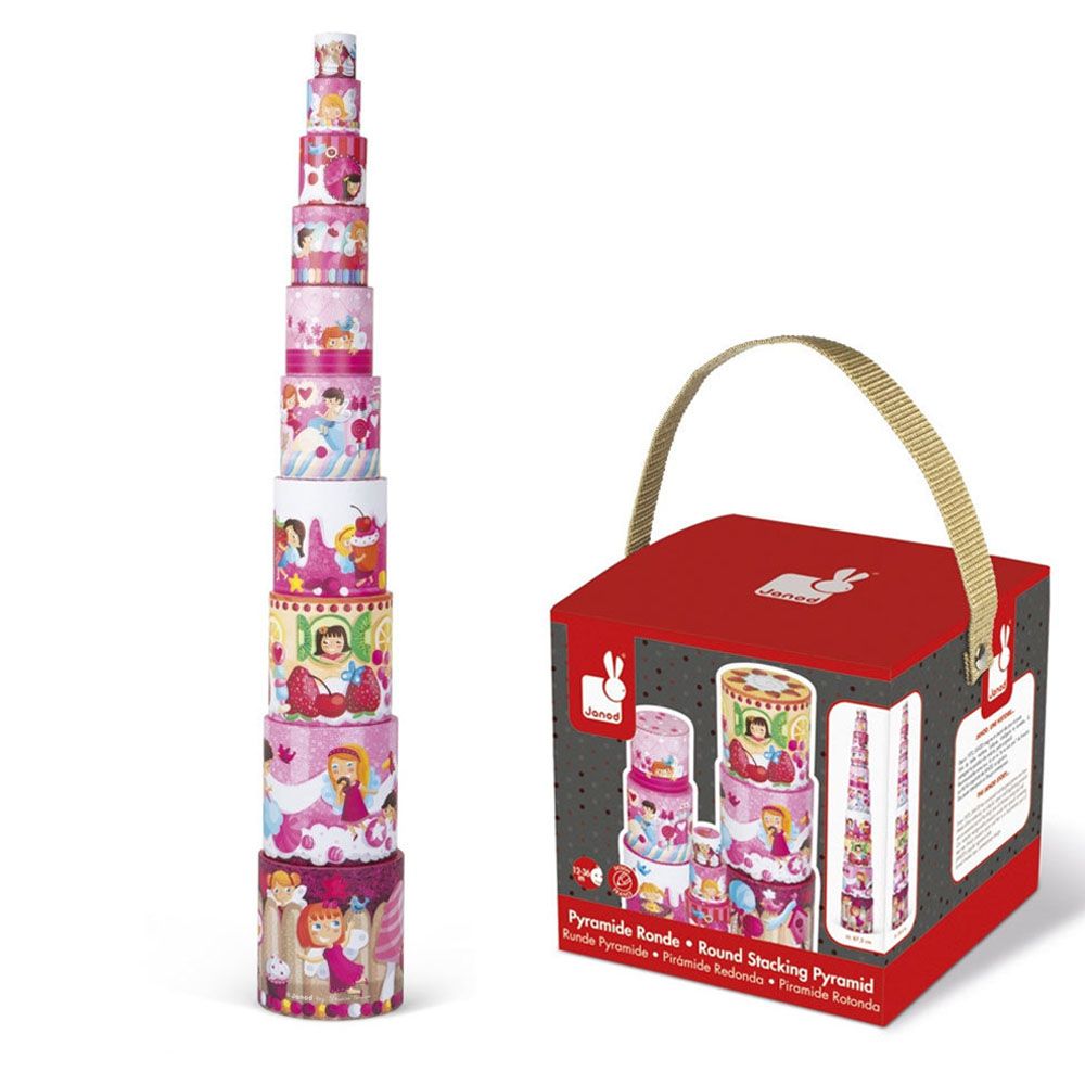 Janod, Кръгла кула от кубчета за най-малките, Сладкиш
