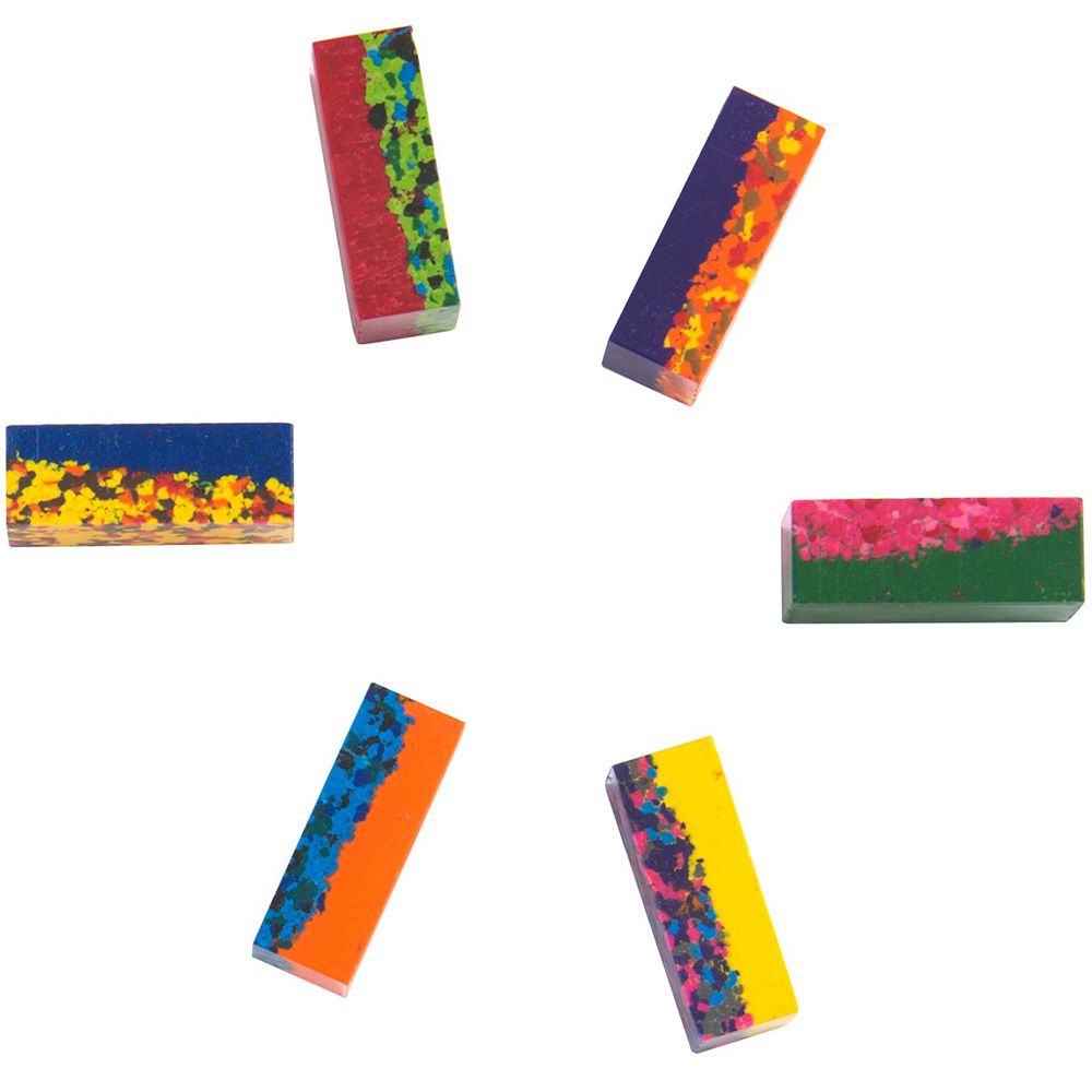 Многоцветен восък за рисуване, 6 бр.
