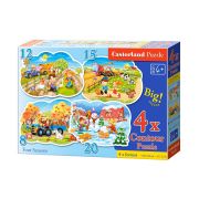 Четирите сезона, пъзел с 8, 12, 15 и 20 чаcти