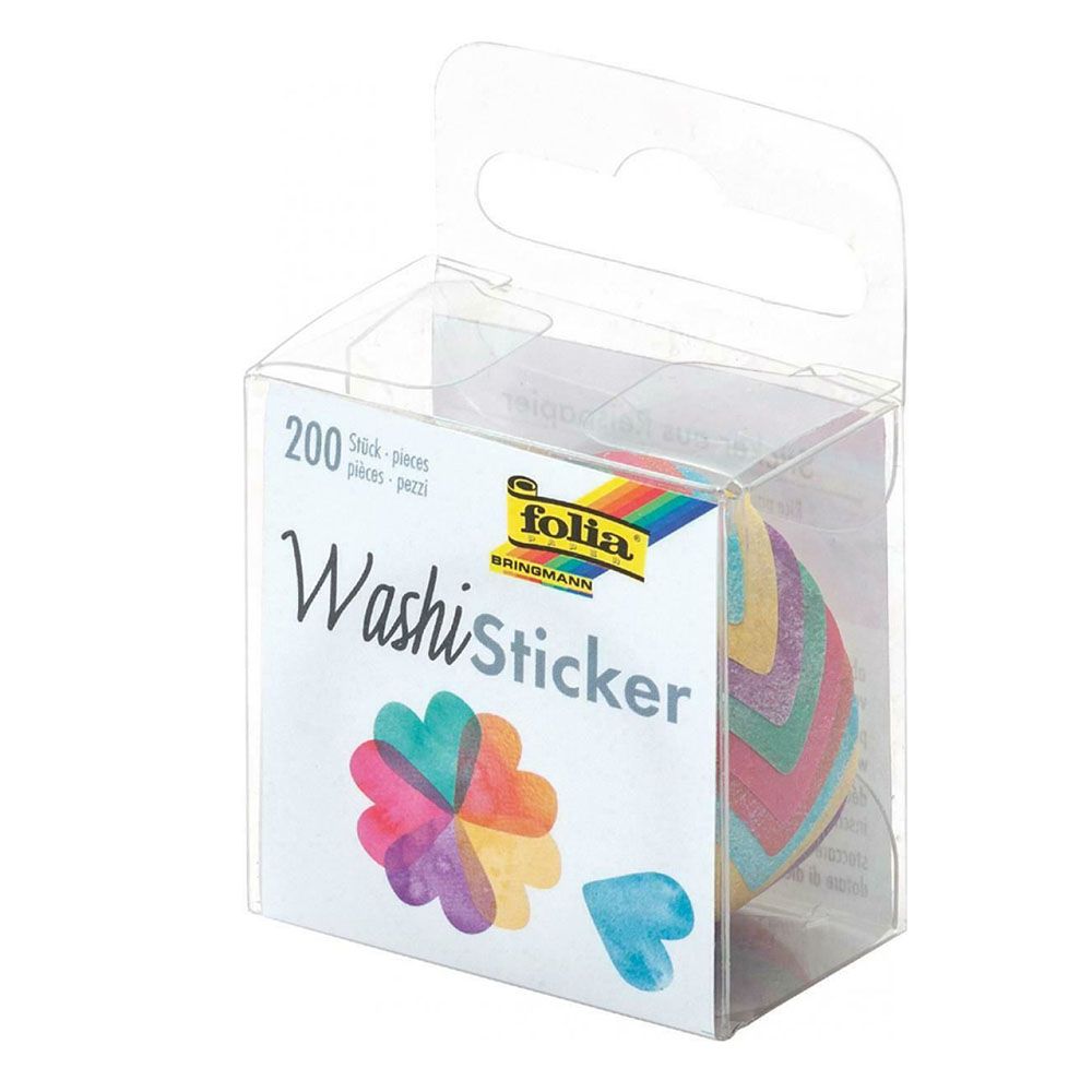 Руло със стикери, Цветни сърца