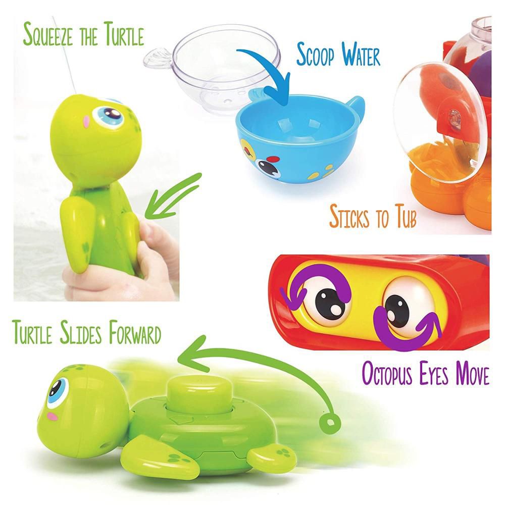 Играчка за баня, Весели животни, 3 в 1