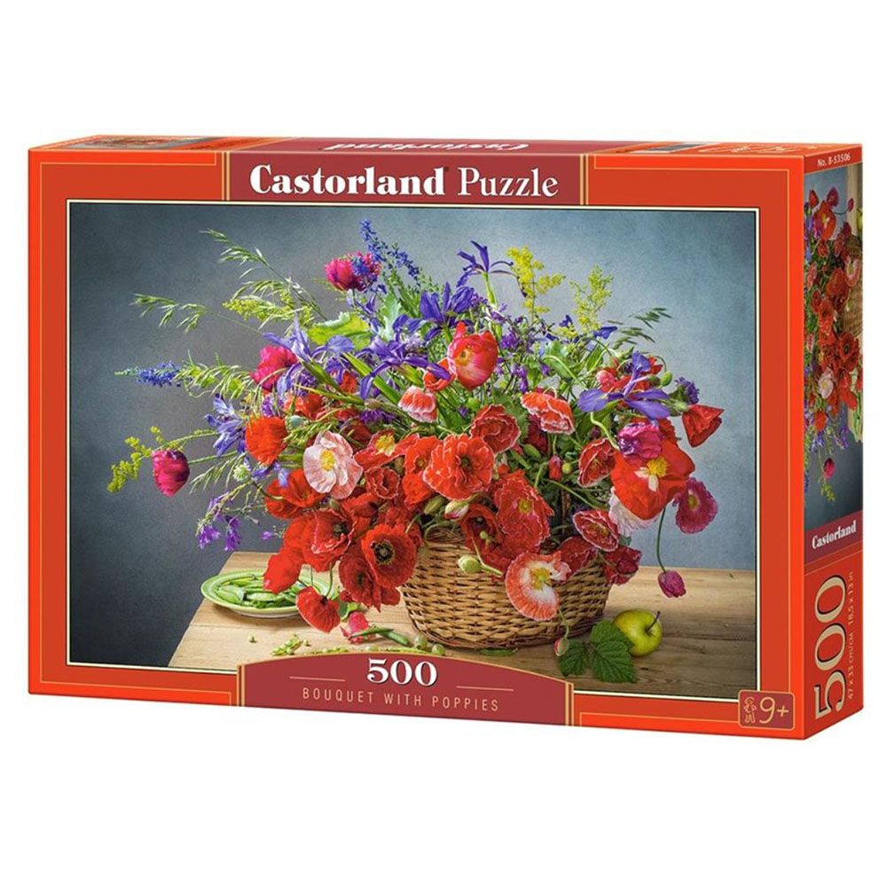 Castorland, Букет с макове, пъзел 500 части