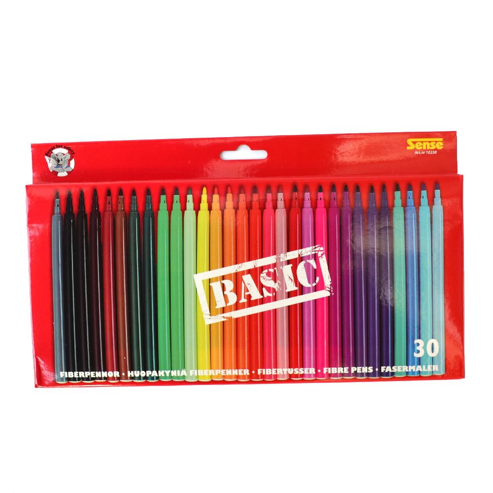Флумастери BASIC, 30 броя