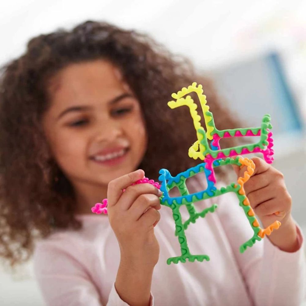 3D конструктор с гъвкави пръчици, 20 части