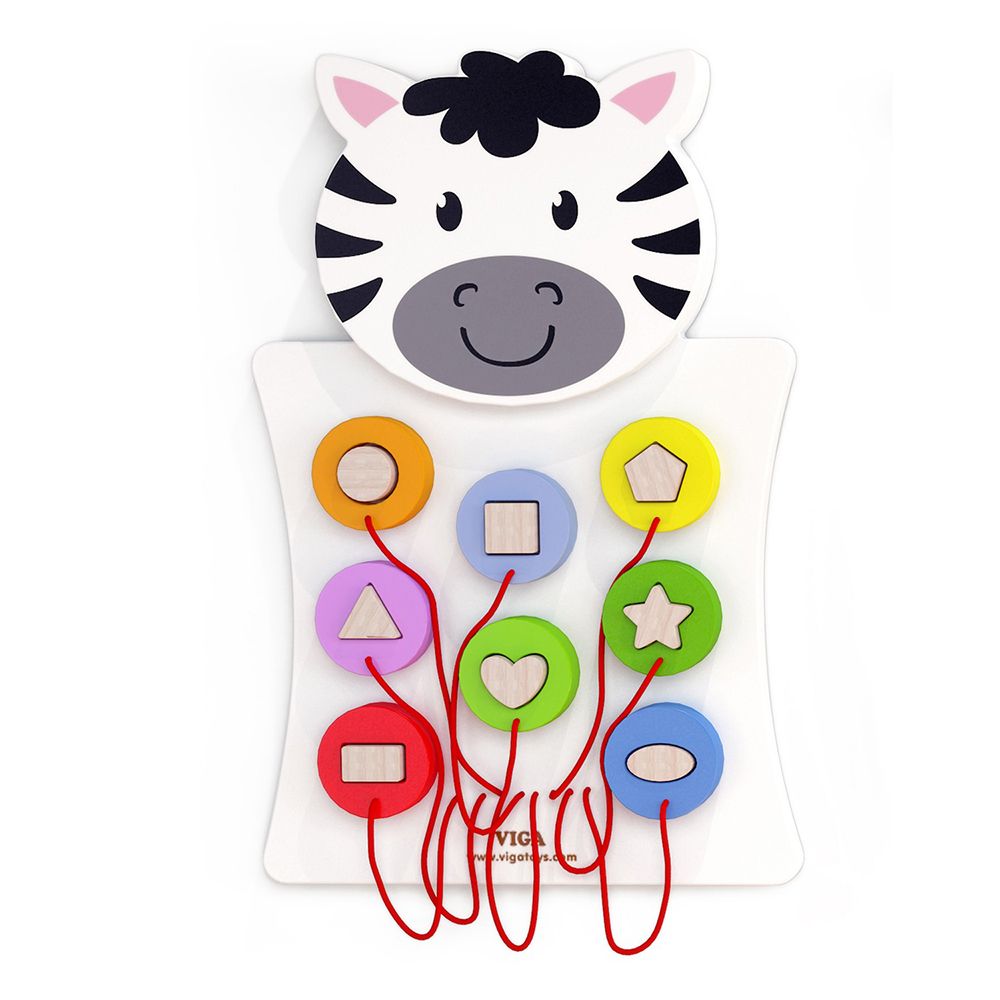 Viga toys, Сортер за стена, Зебра
