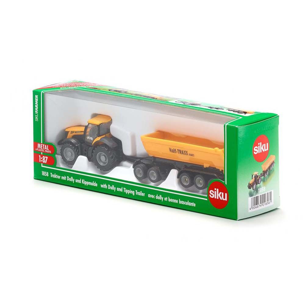 Трактор с триосно ремарке JCB 8250