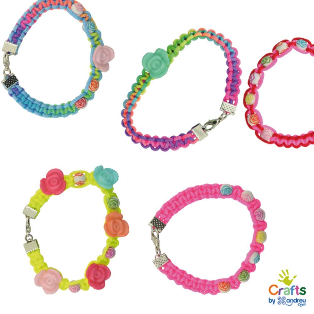 Изплети сама гривни с розички