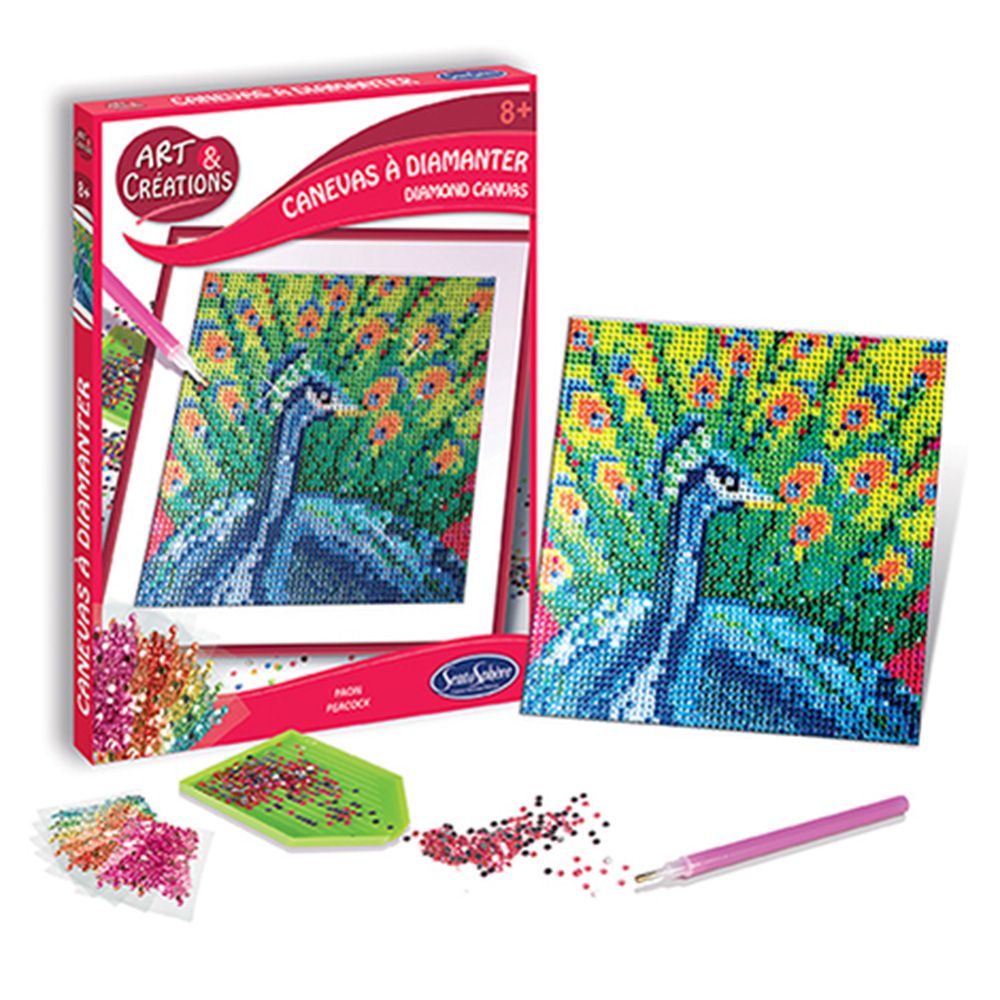 SentoSphere, Създай сама от камъчета, Цветен паун