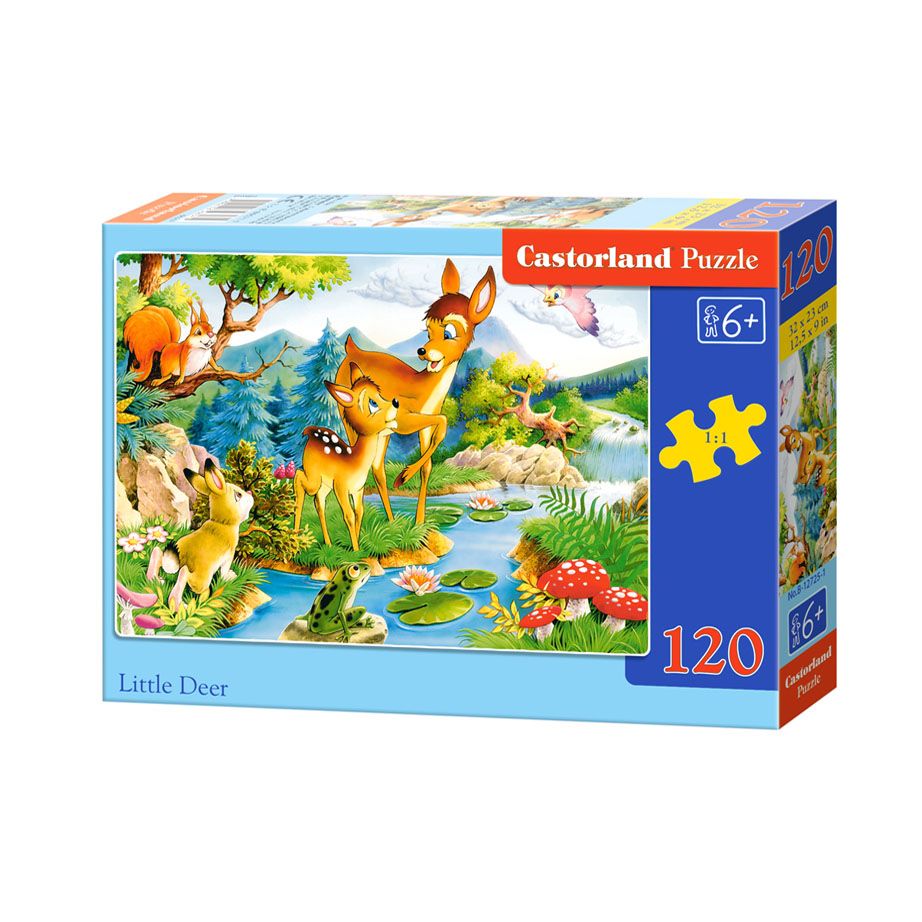 MAXI, Малки еленчета, пъзел 120 части, Castorland