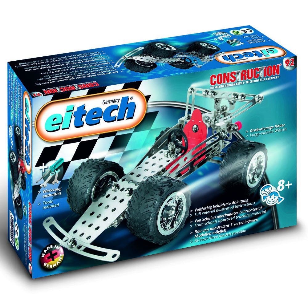 Eitech, Метален конструктор, Състезателен автомобил Болид - 3 модела, 180 части