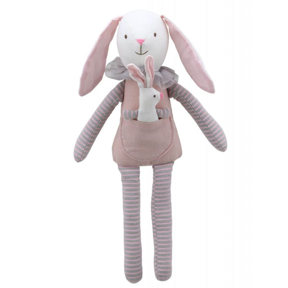 Мама Зайка с бебе, 30 см