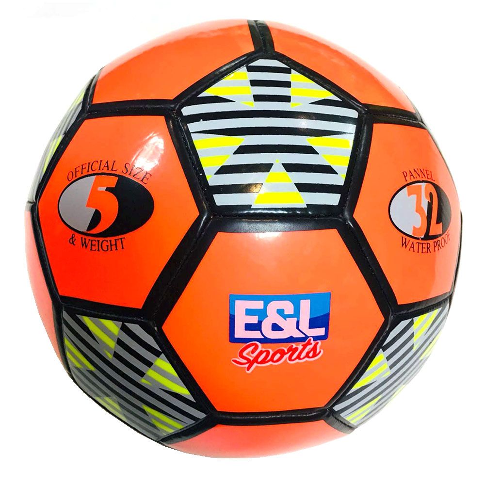 Футболна кожена топка, Champion, оранжева