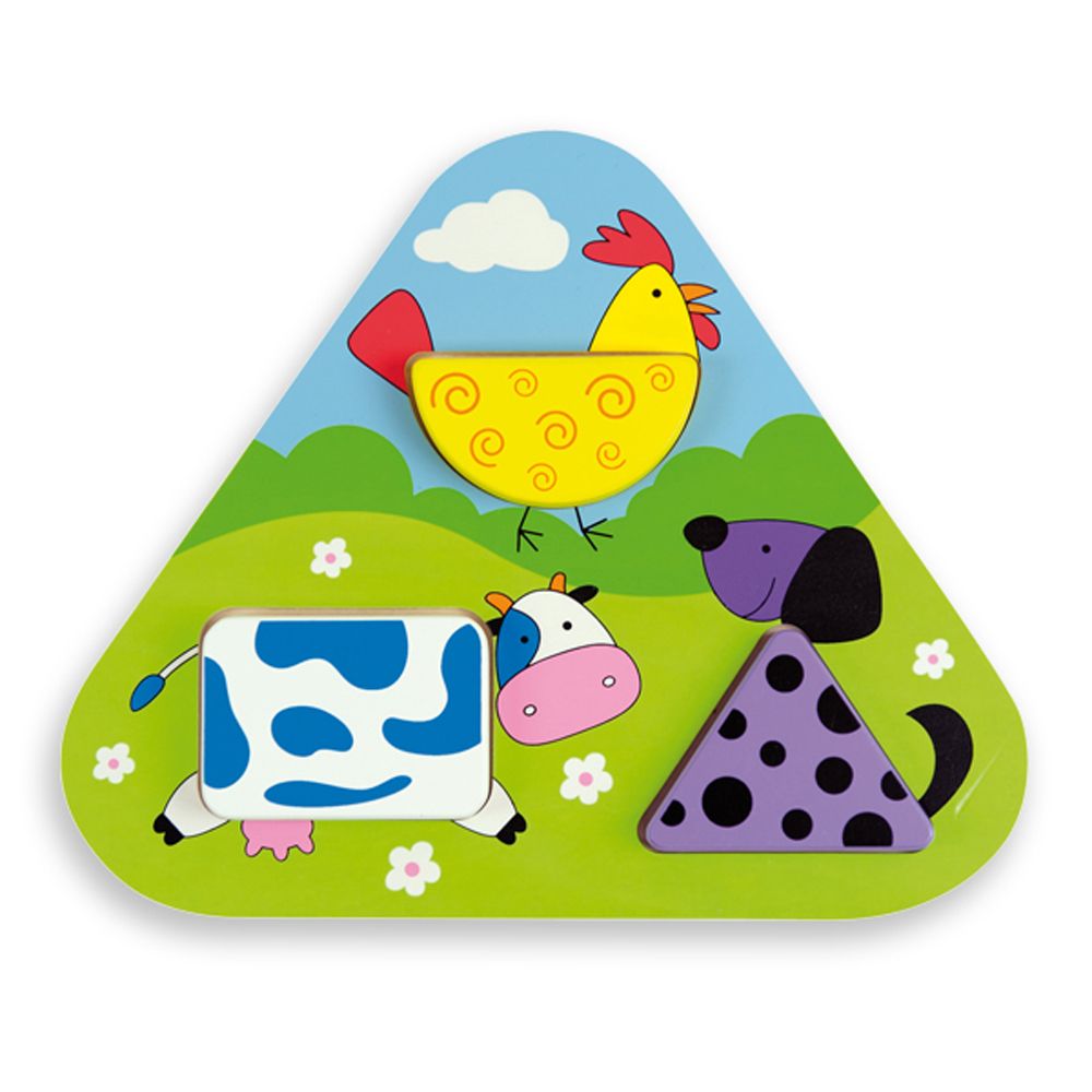 Andreu toys, Триъгълен пъзел Ферма