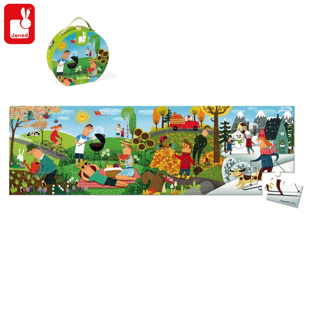 Janod, Пъзел в куфарче, Четири сезона