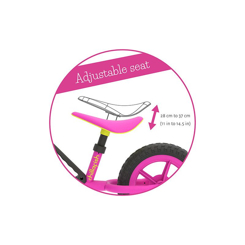 Колело за баланс, Charlie, 10 инча, розово