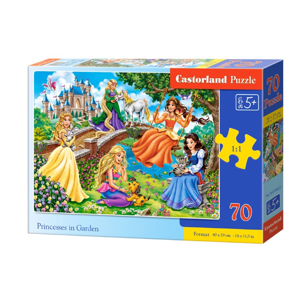Castorland, Принцеси в градина, пъзел 70 чаcти