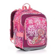 Анатомична ученическа раница, Розови цветя