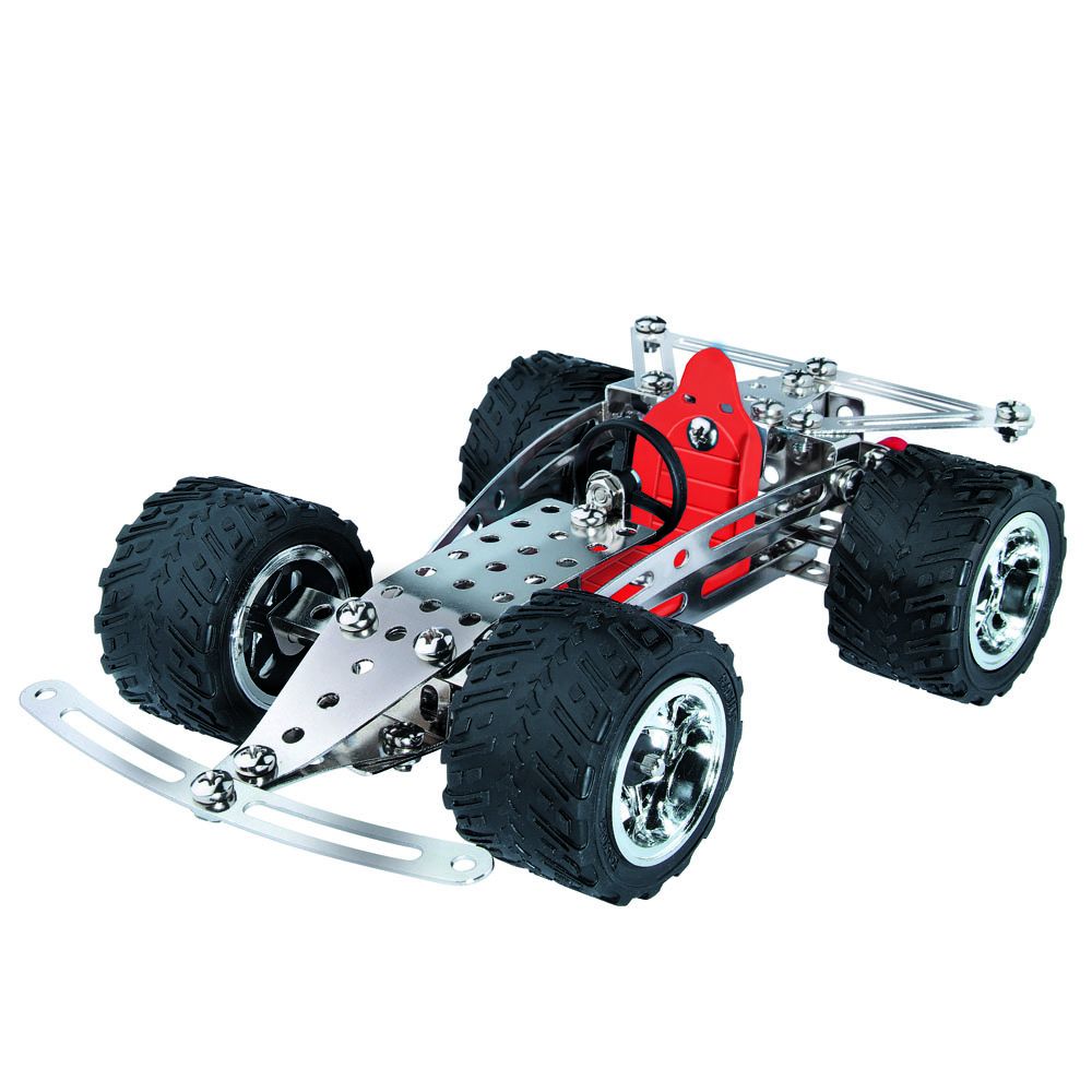 Метален конструктор, Състезателен автомобил Болид - 3 модела, 180 части