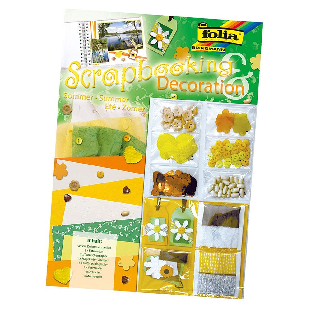Folia Bringmann, Комплект за апликации и скрапбукинг, Лято