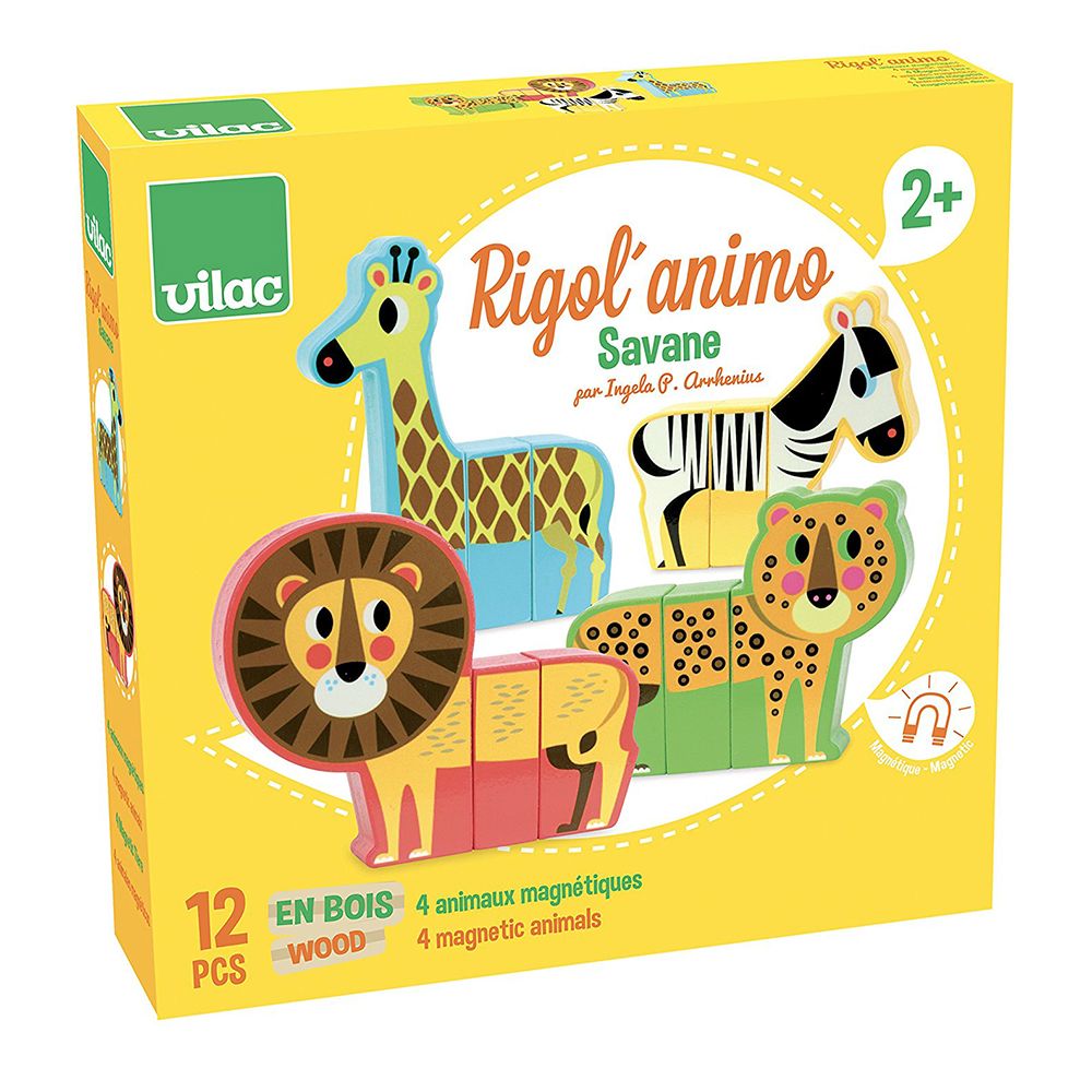 Vilac, Дървени магнити, Диви животни