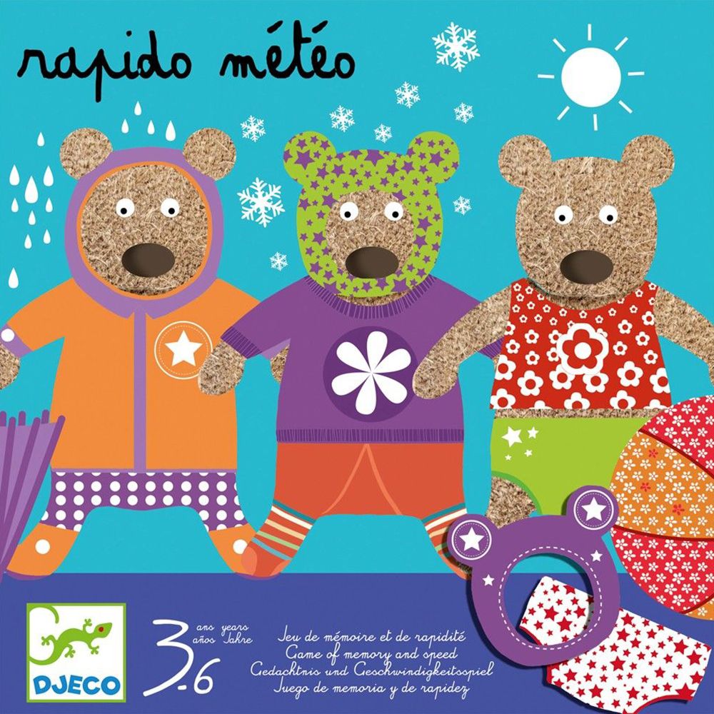 Djeco, Игра за памет и бързина, Облечи мечето