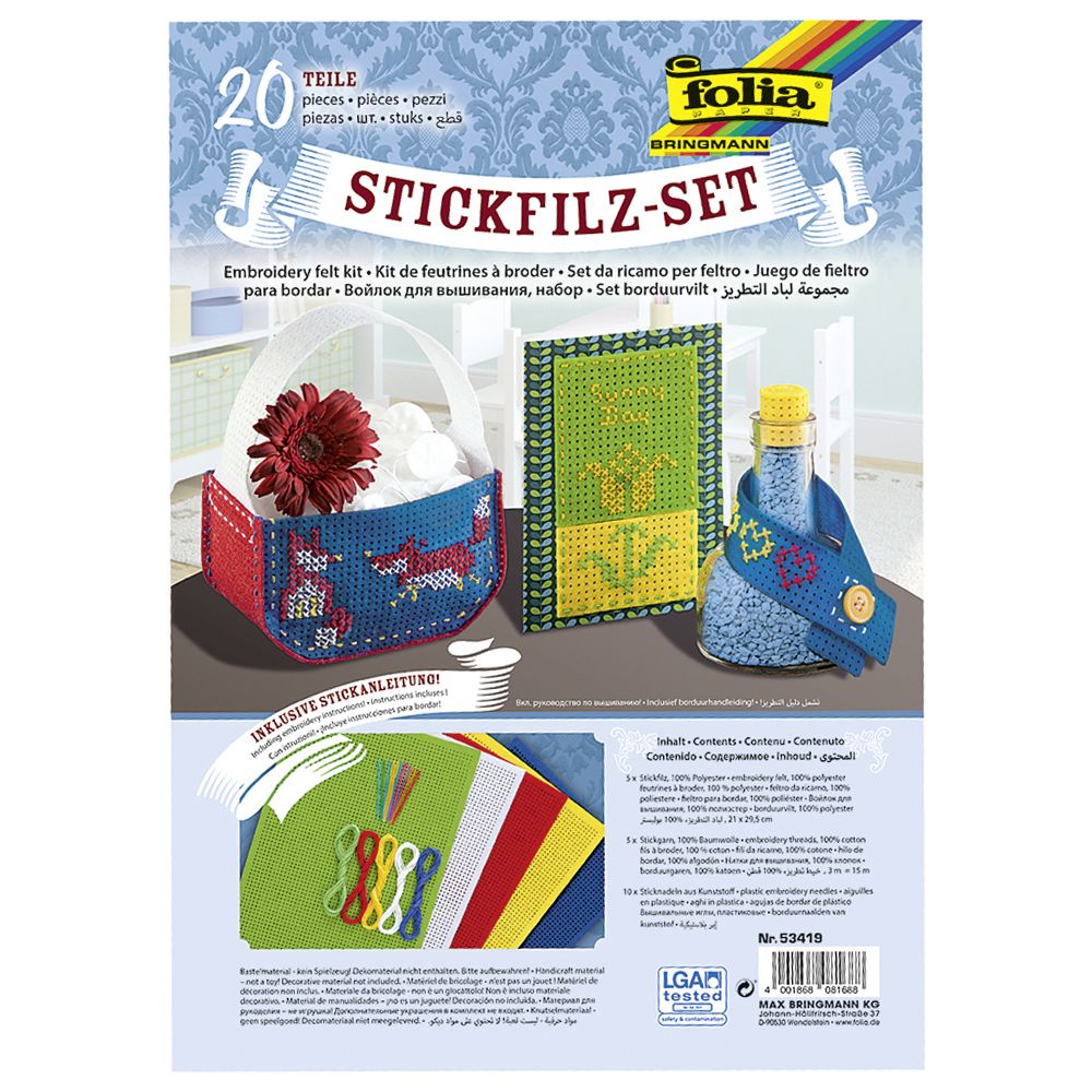 Folia Bringmann, Първи стъпки в бродирането