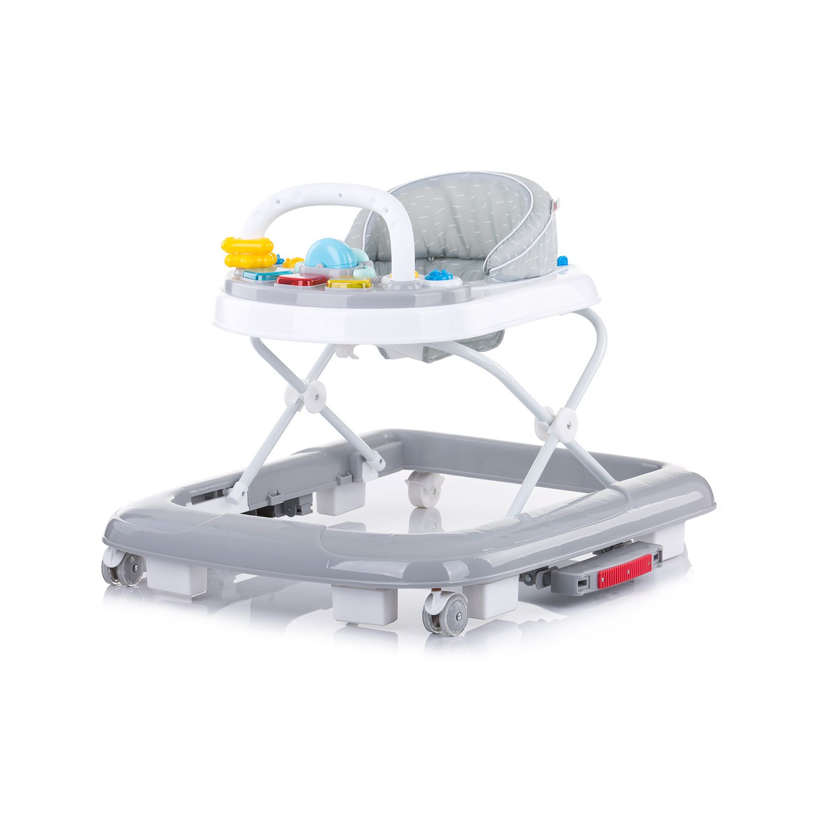 Детска проходилка Роки, 3 в 1, сив