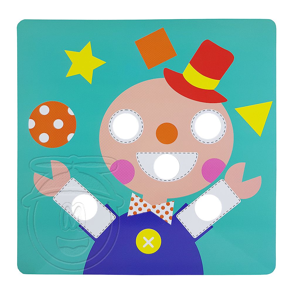 Бебешка мозайка, Цветове и форми