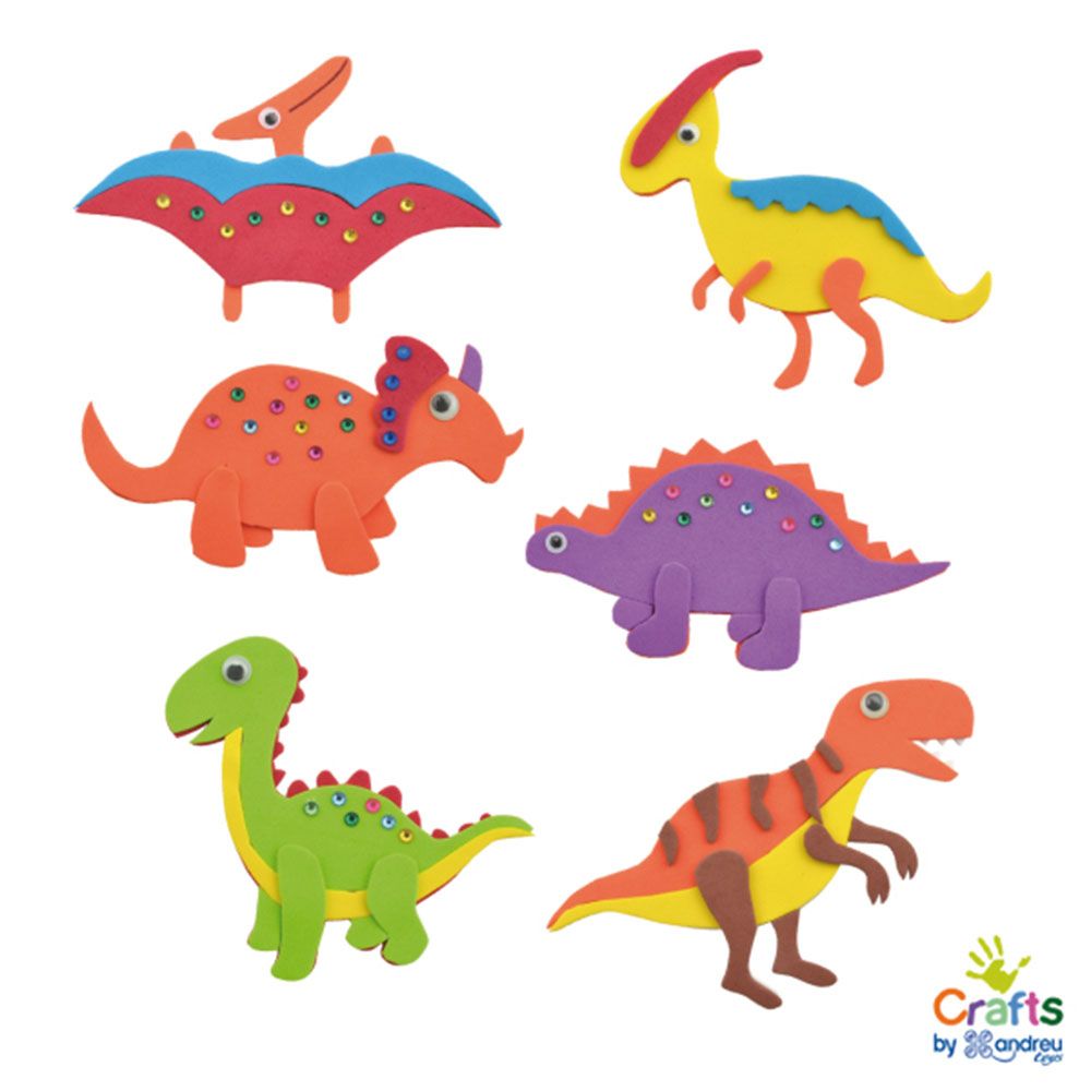 Направи сам магнити, Динозаври