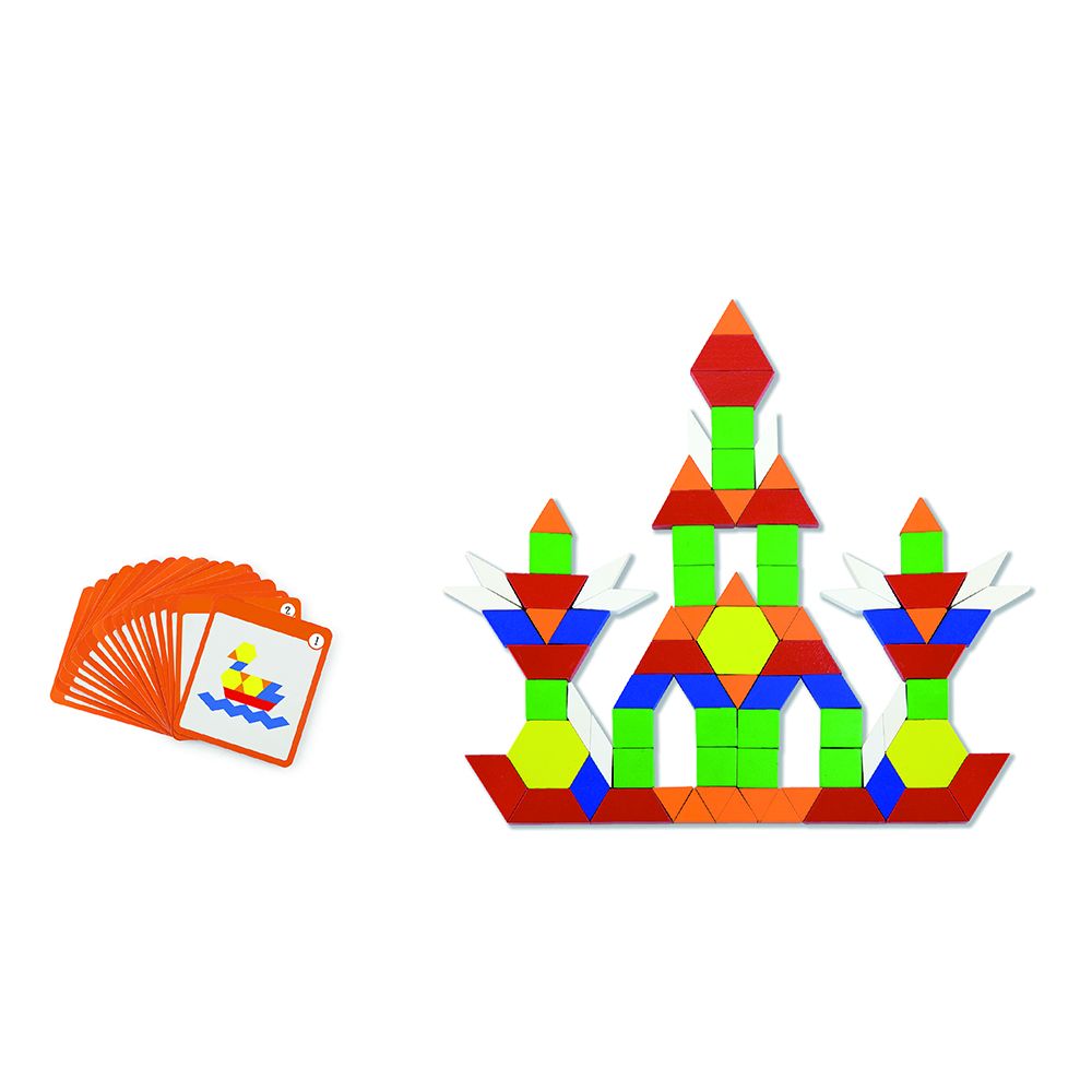 Viga toys, Дървена магнитна мозайка, 102 части