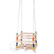 Дървена детска люлка