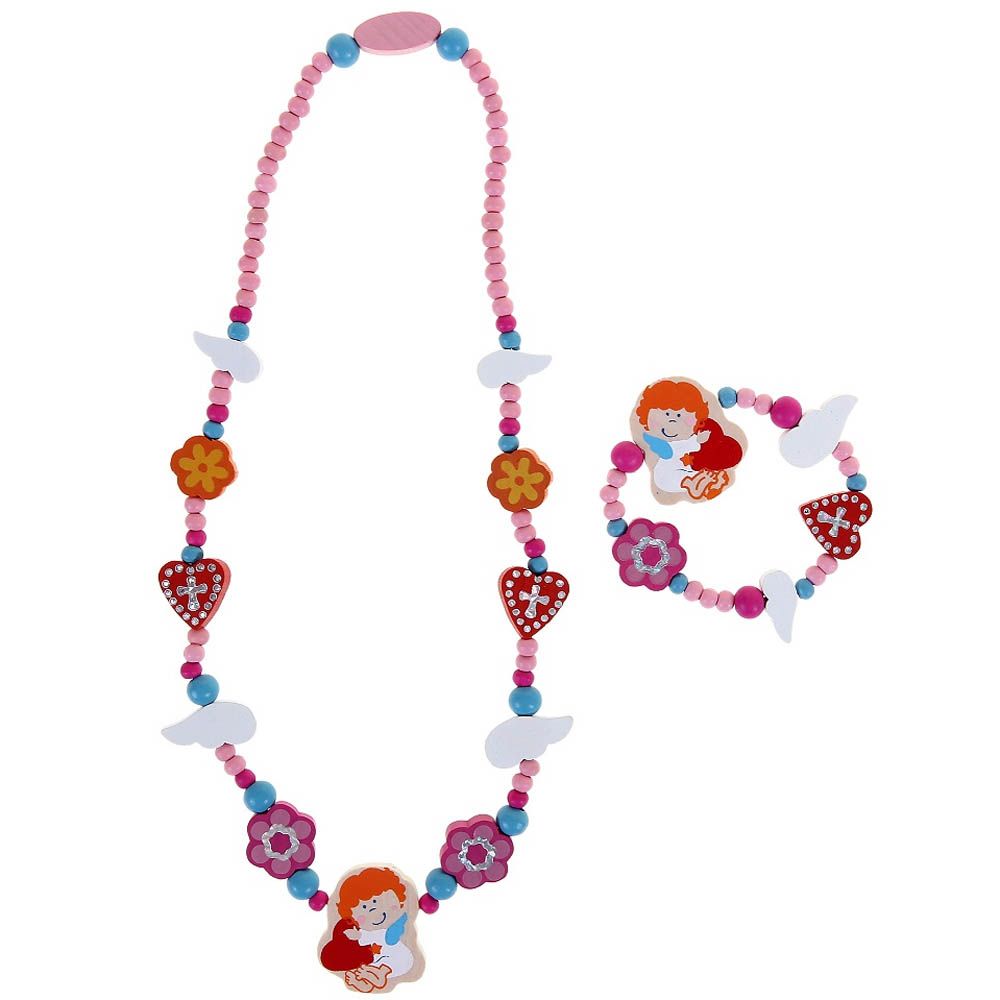 Woodyland, Комплект гривна с колие, Ангел