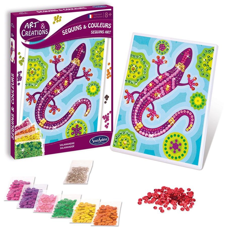 SentoSphere, Изкуство с пайети, Саламандър