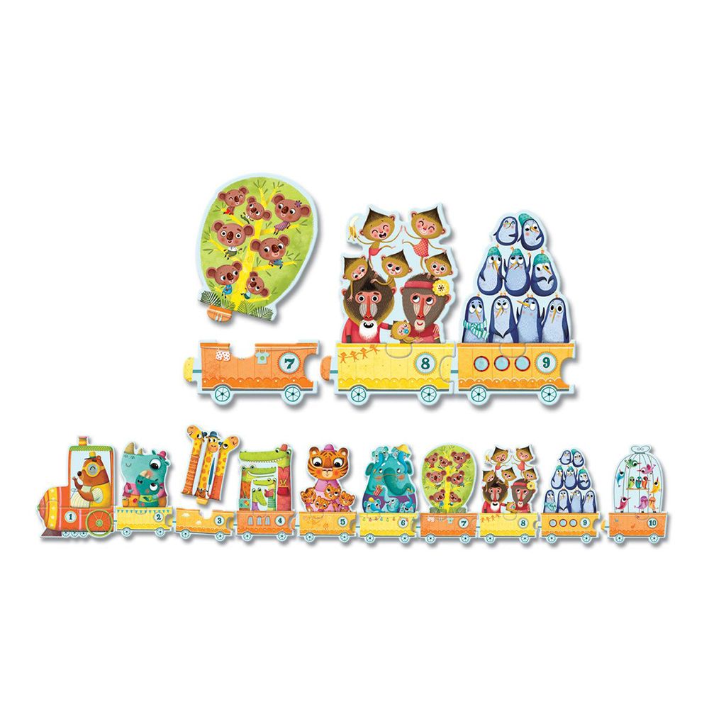 Двоен пъзел, Броя до 10