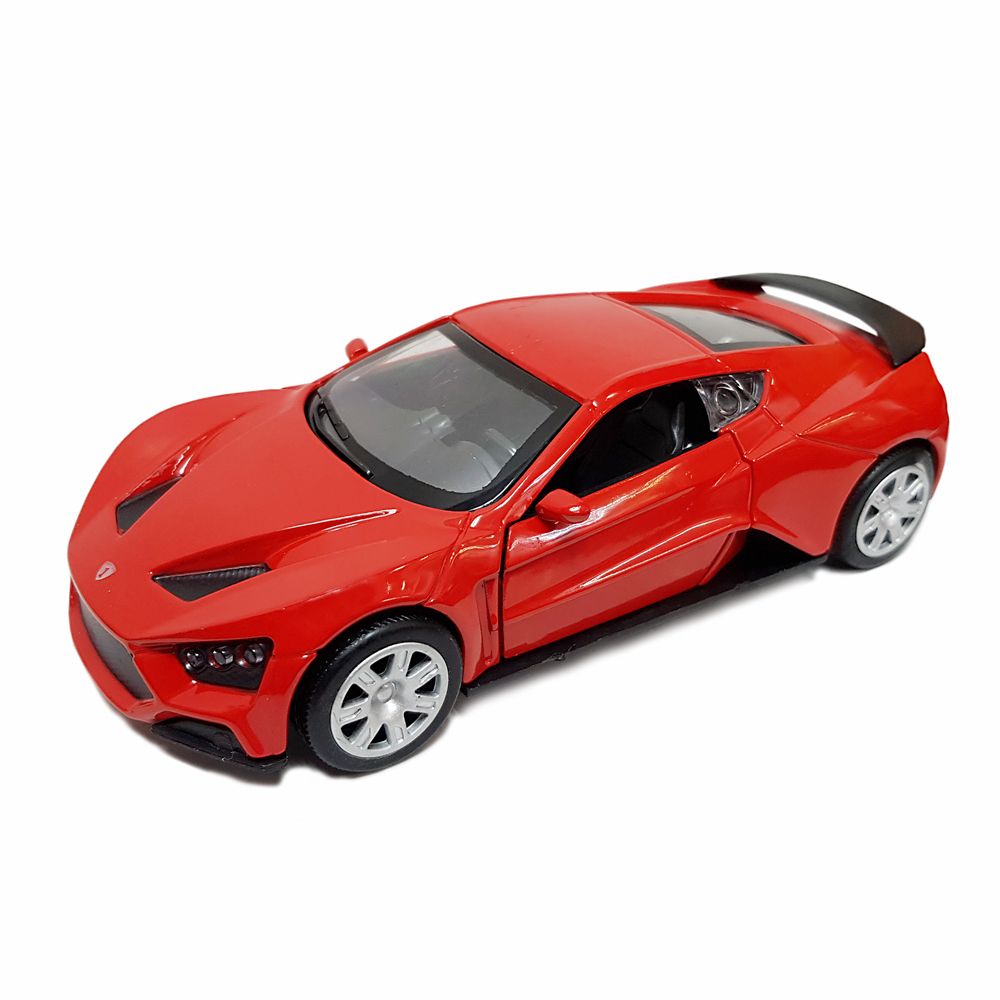 Gollnest & Kiesel, Метална кола, играчка със звук и светлини, червена