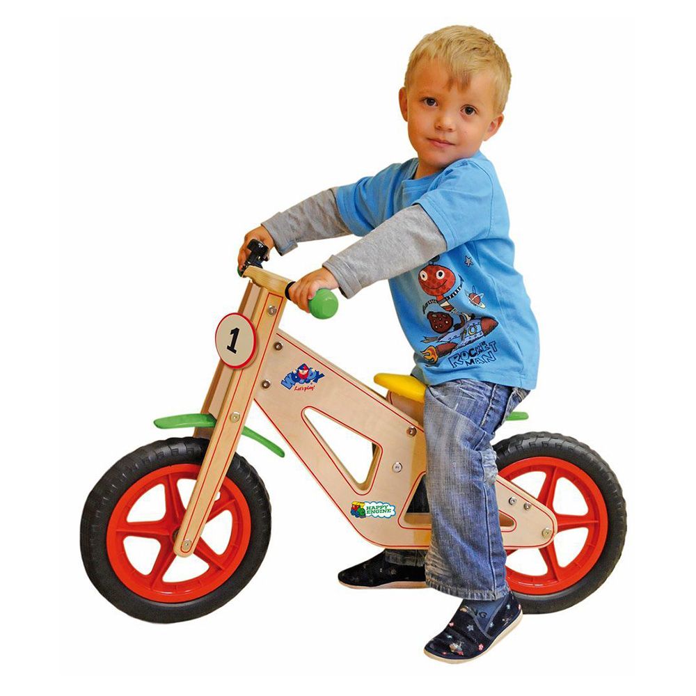 Дървено колело без педали