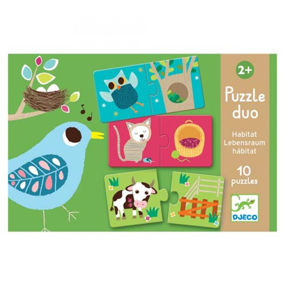 Djeco, Двоен пъзел, Домът на животните