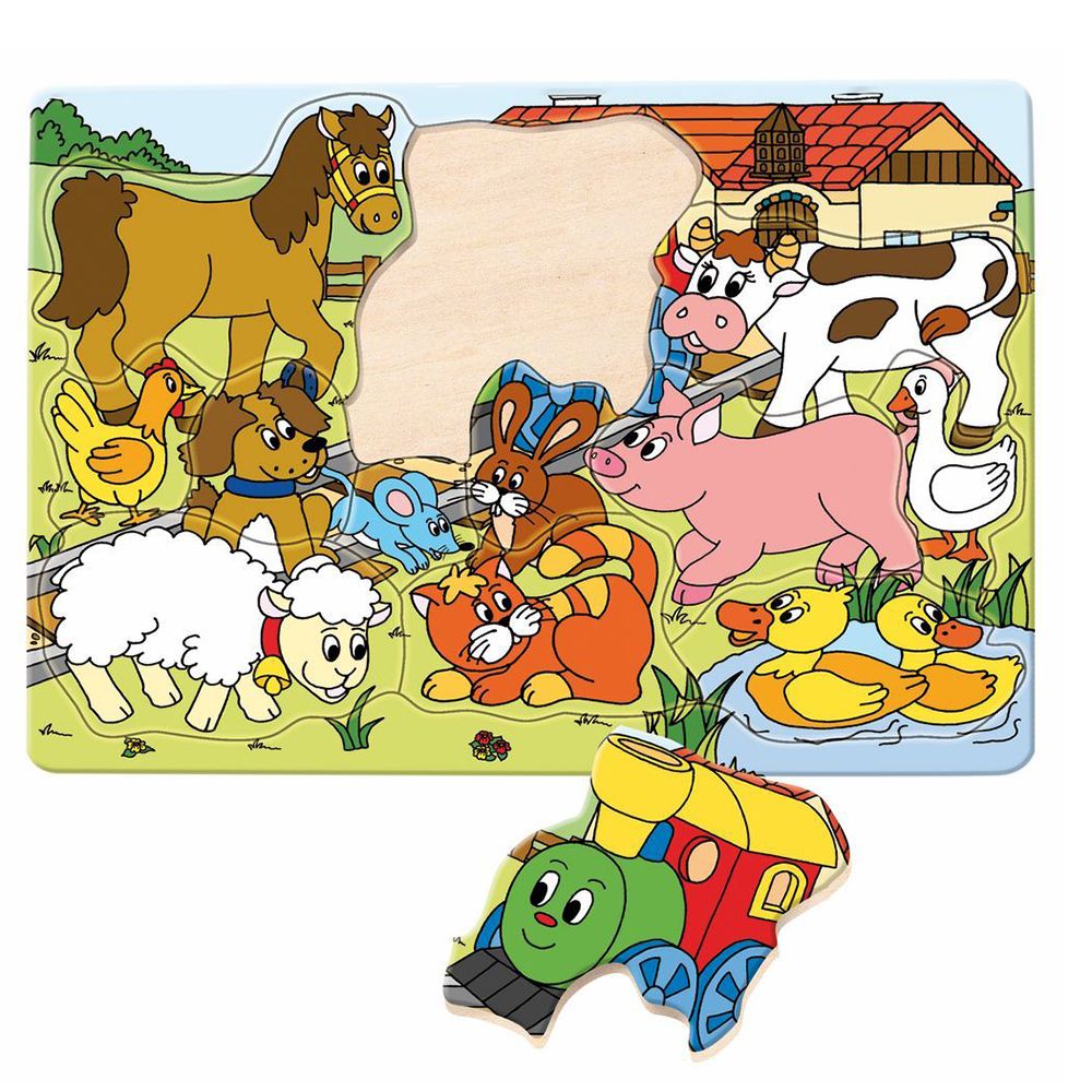 Woodyland, Дървен пъзел с ралични форми, Веселото влакче