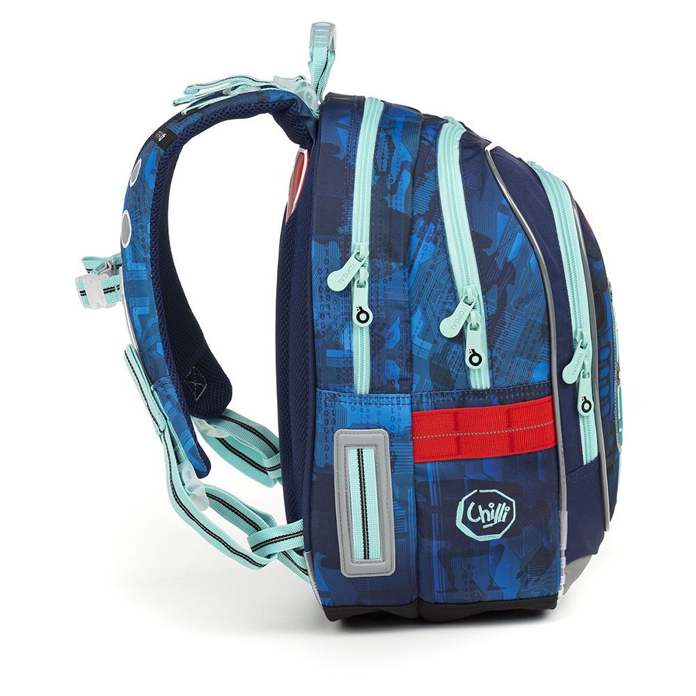 Анатомична ученическа раница, Син робот