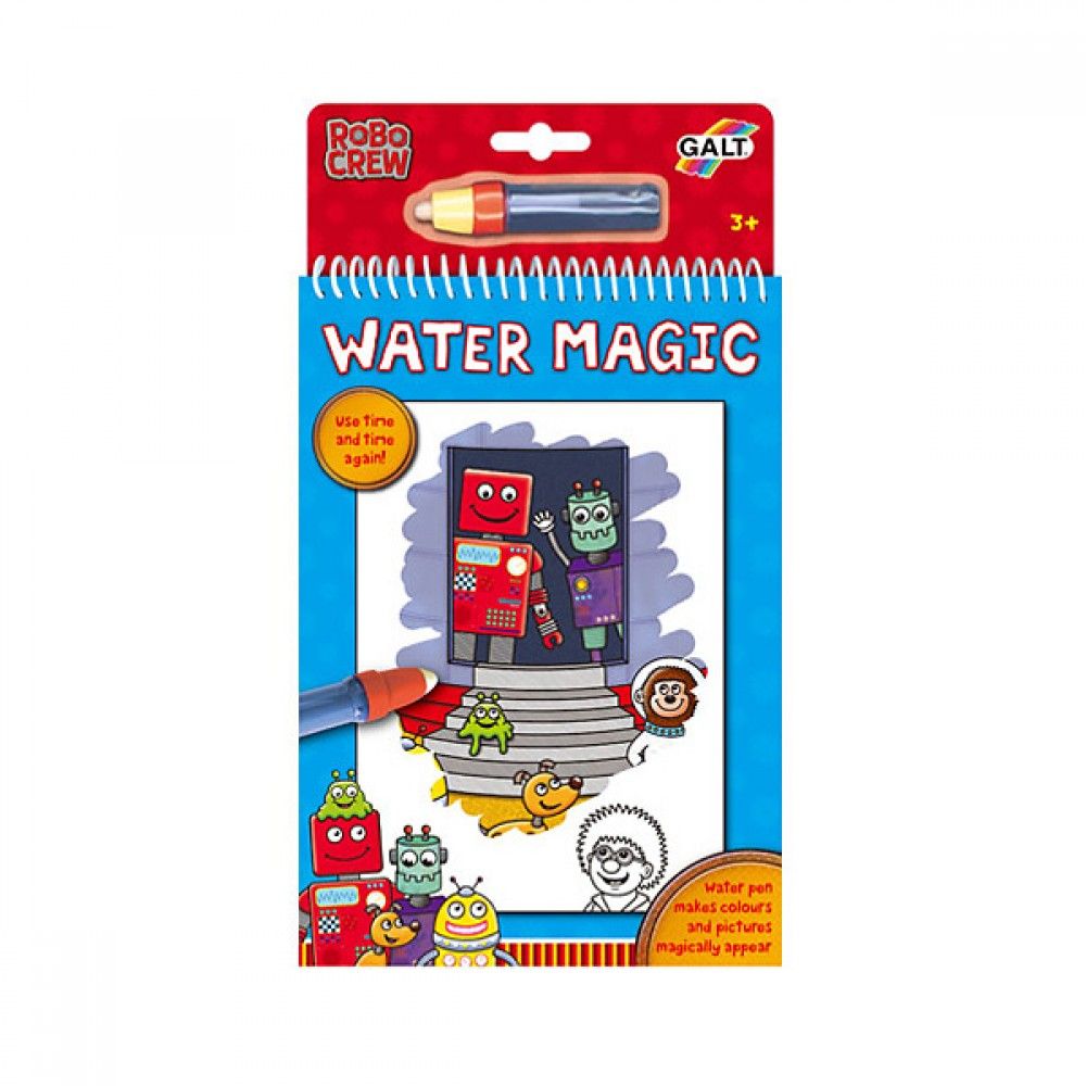Galt Toys, Детска книжка, Рисувай с вода, Роботи