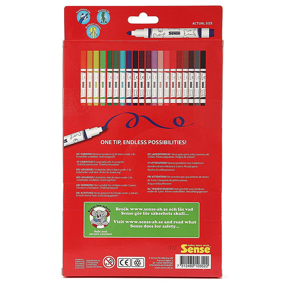 Мини маркери, 20 бр.