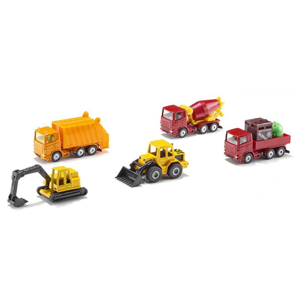Siku, Строителни машини, 5 броя комплект