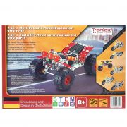 Метален конструктор, 7 в 1, 400 елемента, Мотори и бъги