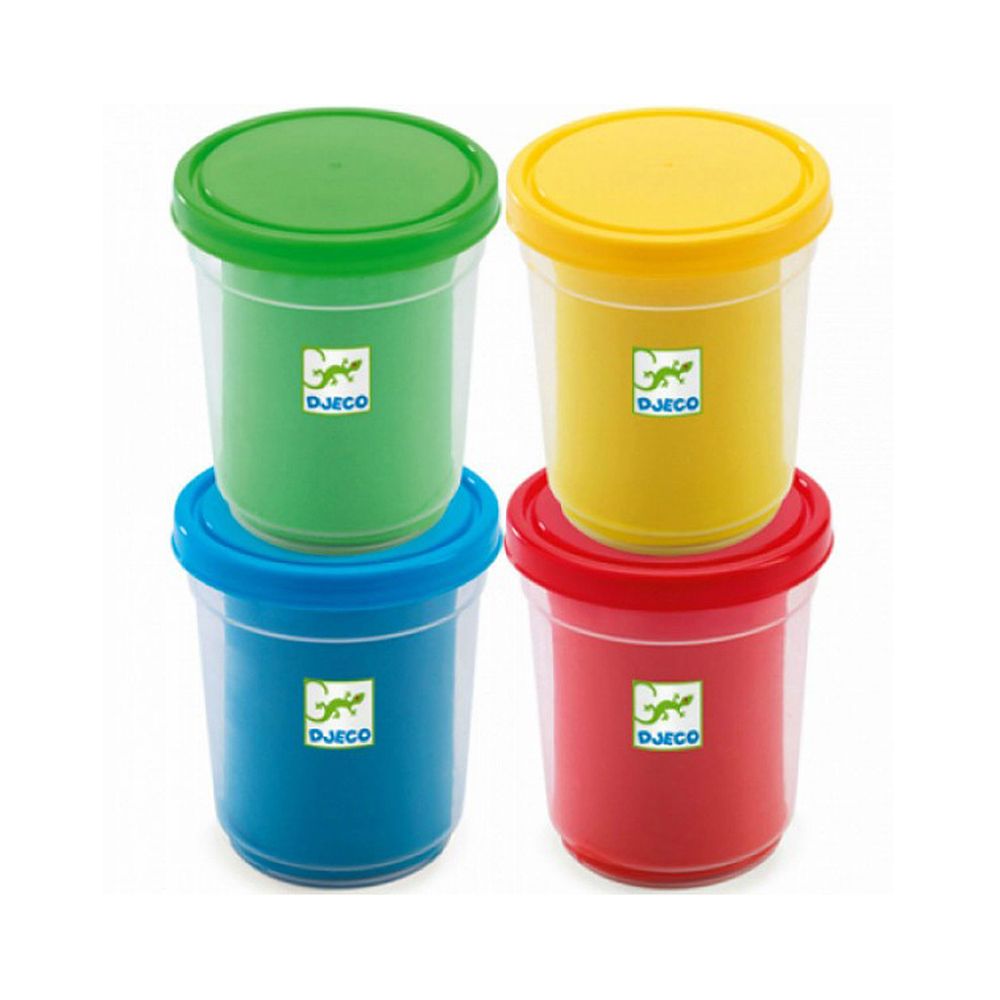 Djeco, Комплект пластелини, 4 бр.